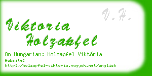 viktoria holzapfel business card